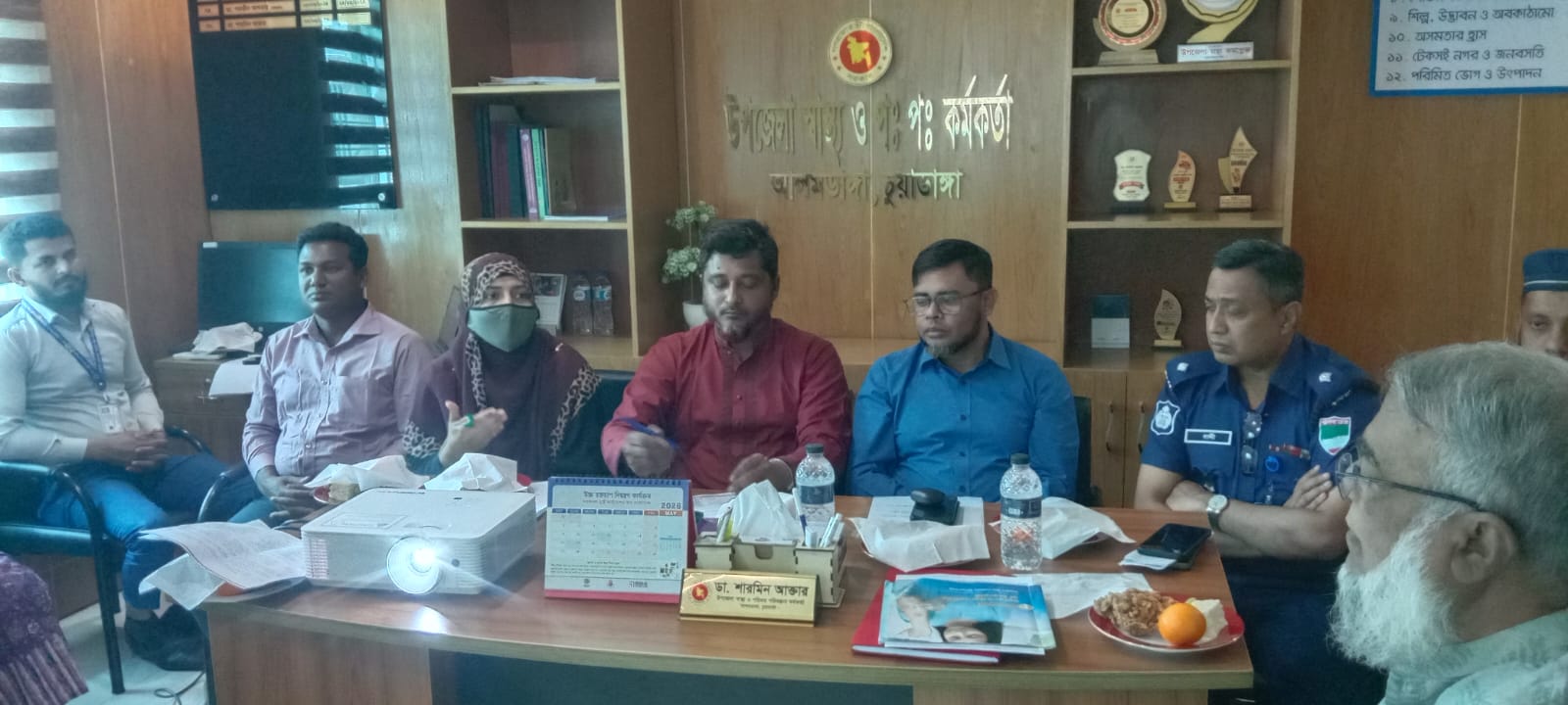 আলমডাঙ্গা উপজেলা স্বাস্থ্য কমপ্লেক্সে স্বাস্থ‌্য সেবার মান উন্নয়নে সবাইকে সম্মিলিতভাবে কাজ করতে হবে-এমপি মাসুদ পারভেজ রাসেল