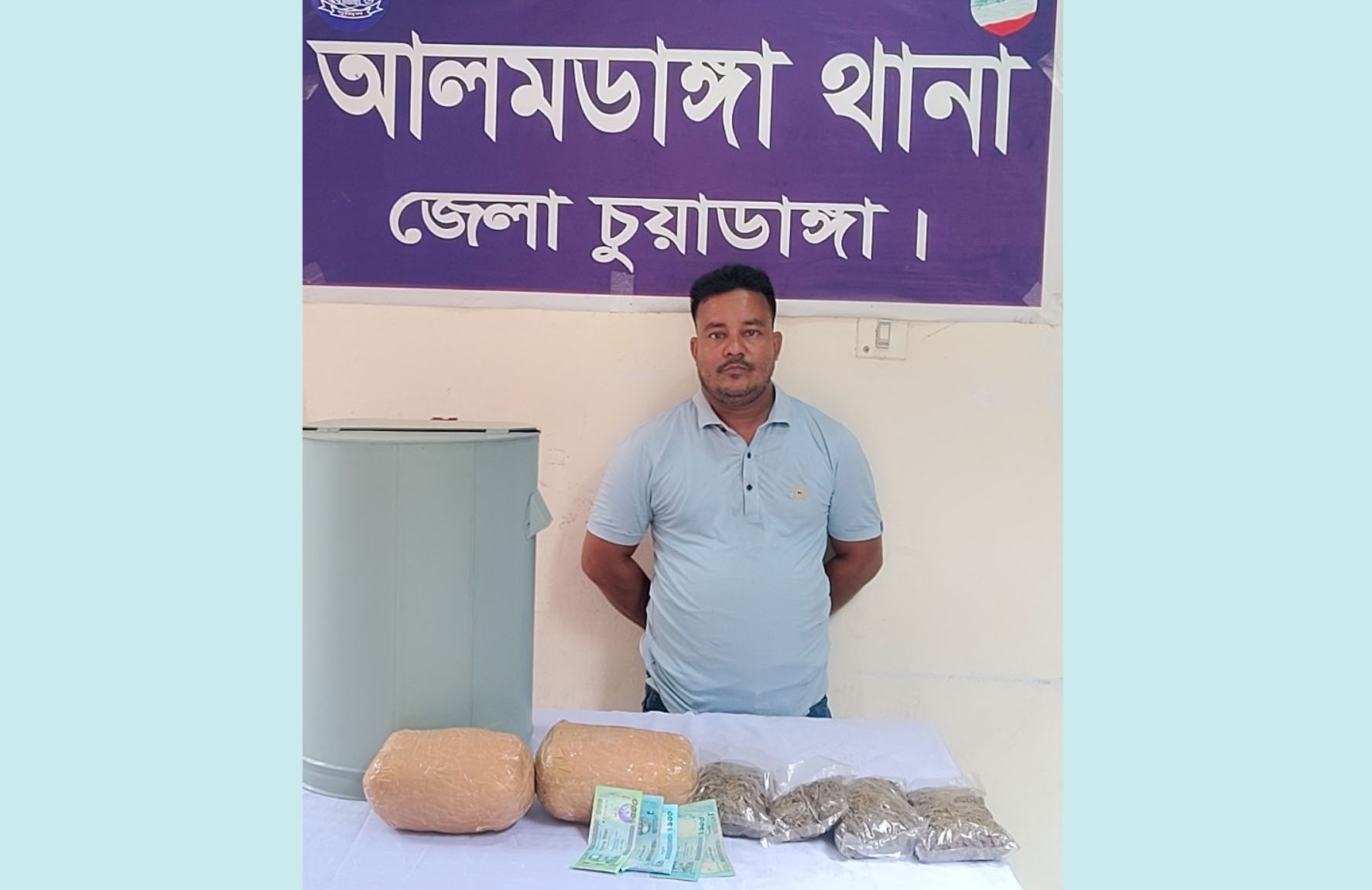 আলমডাঙ্গায় ৩ কেজি গাঁজাসহ মাদক কারবারি গ্রেফতার