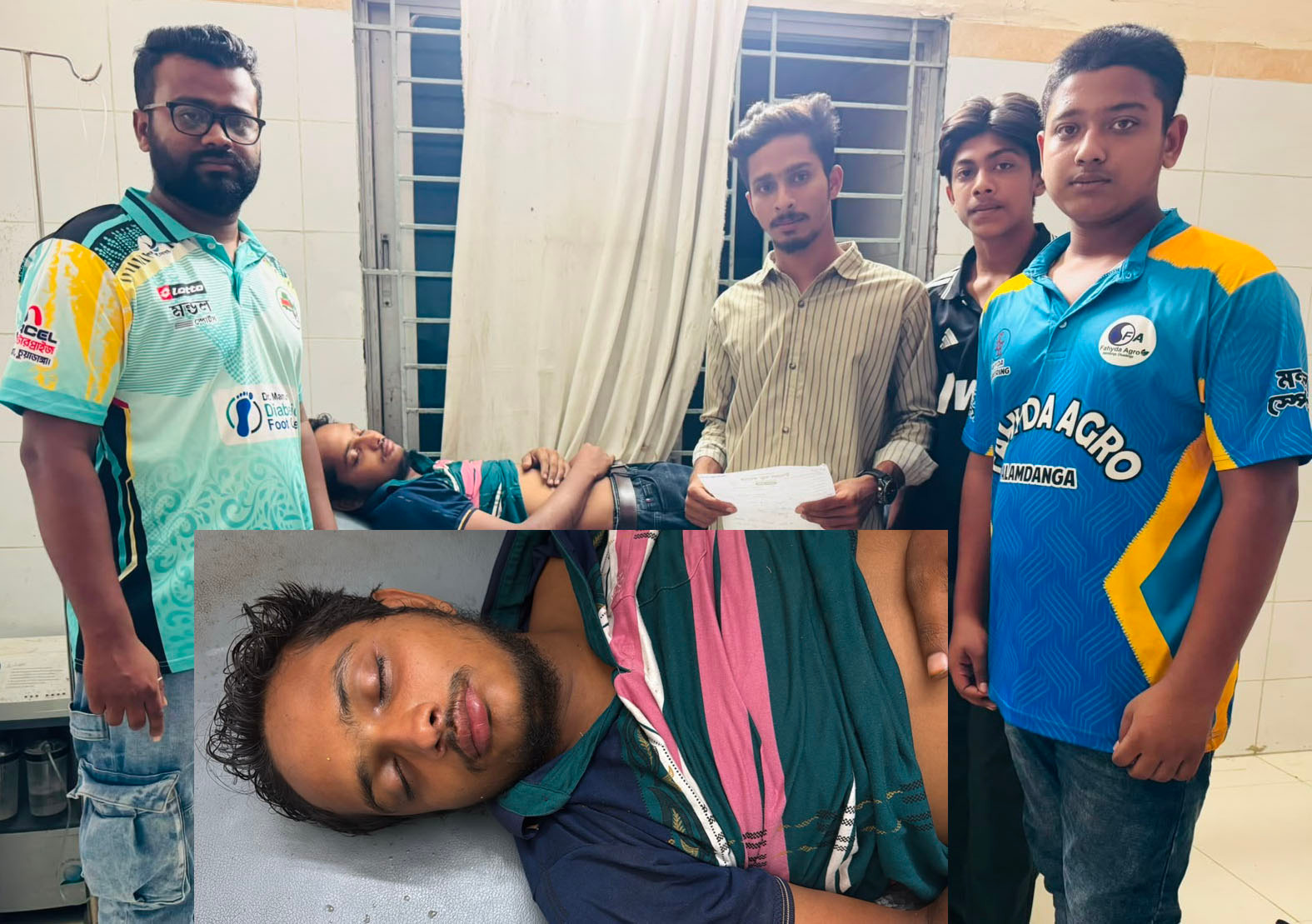 আলমডাঙ্গা রেলস্টেশনে অচেতন যুবক উদ্ধার : ঘু‌মের ওষুধের পাতা হা‌তে
