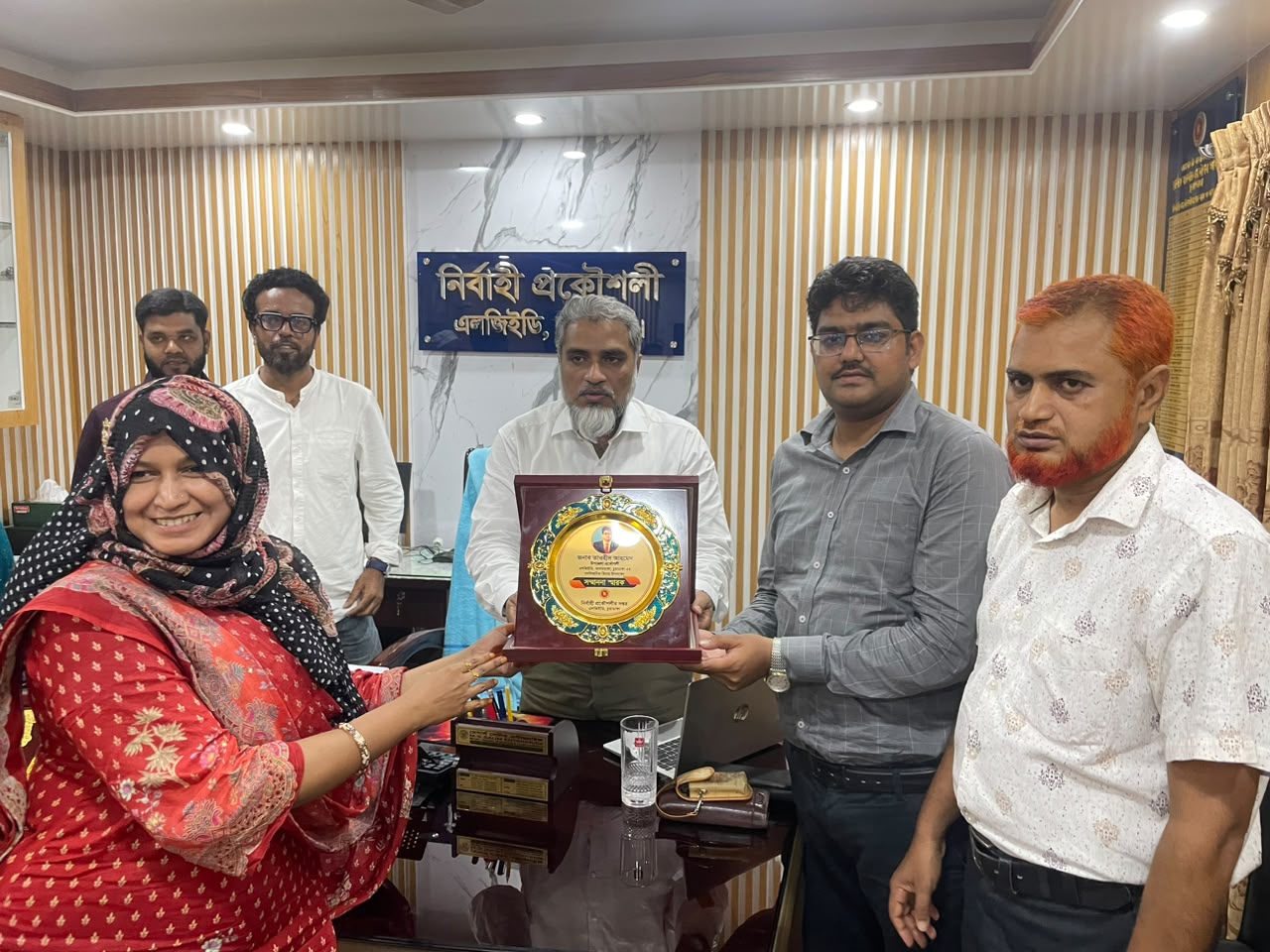 আলমডাঙ্গা উপজেলা প্রকৌশলী তাওহীদ আহমেদের বিদায় সংবর্ধনা