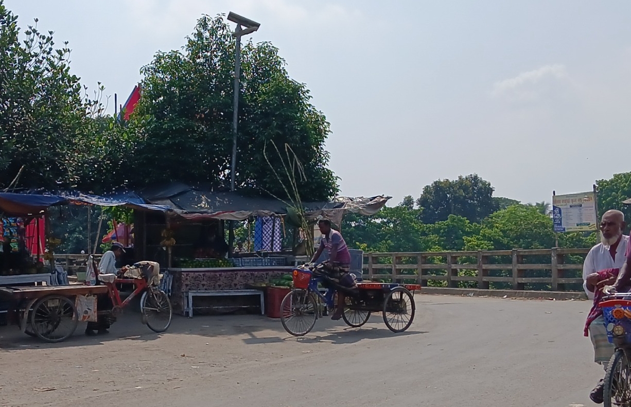 আলমডাঙ্গার আনন্দধাম ব্রীজের দু’পাশে অবৈধ স্থাপনা; দৃষ্টির আড়ালে ওত পেতে থাকে বিপদ