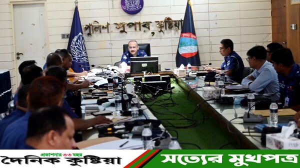 আইনশৃঙ্খলা পরিস্থিতি জোরদারে গুরুত্বারোপ
